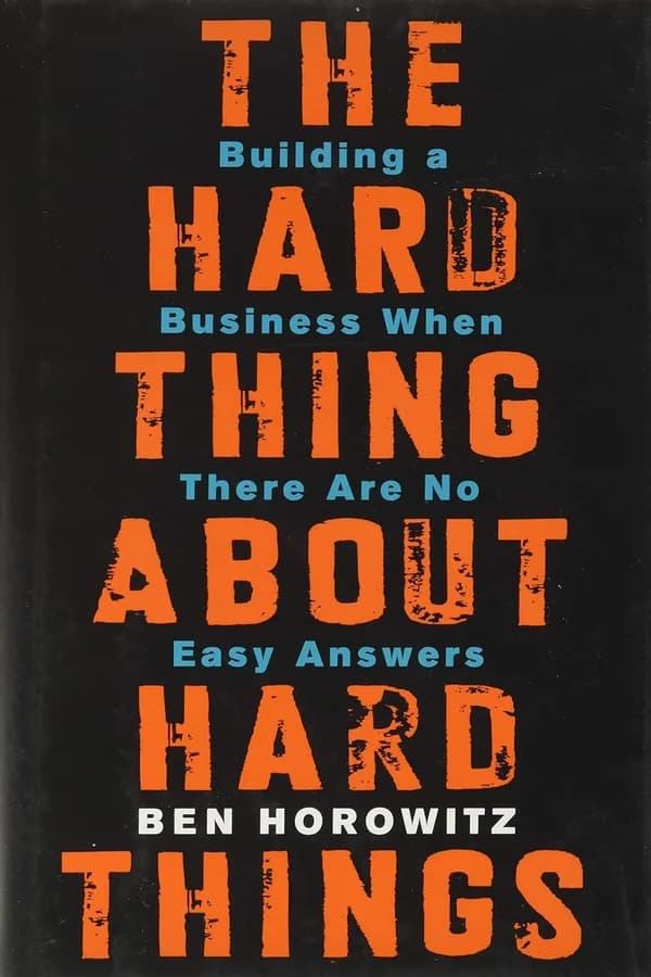 The Hard Thing About Hard Things - Recommended Resource by Void Walkers
